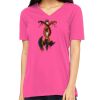 Missy's Relaxed Jersey Short-Sleeve V-Neck T-Shirt Thumbnail
